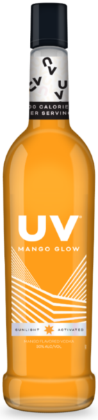 A bottle of UV Mango